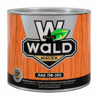 Фотография лак глянцевый "wald" (бесцветный) для всех видов древесины (3л)