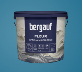 Фотография краска bergauf fleur моющаяся водно-диспер. полиакрил. для вн.работ база а 1,8л/2,6кг 