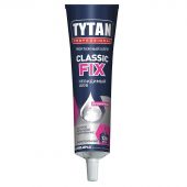 Фотография клей монтажный classic fix прозрачный 100 мл tytan professional