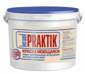 Фотография краска интерьерная моющаяся bergauf praktik 7кг (бергауф)