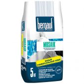 Клей для мозаики и прозрачной плитки Bergauf Mosaik 5кг белый фото