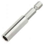 Фотография адаптер для бит 1/4" магнитный 60мм