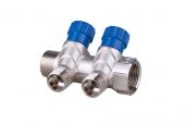 Фотография коллектор с регул.вент. 3/4"х2 вых. 1/2" нр (valfex)