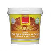Фотография лак акриловый для бань и саун неомид sauna  (1л) 