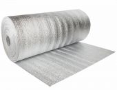Вспененный полиэтилен 02мм металл/рул.30м2 фото