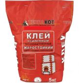 Клей жаростойкий усилен.Терракот 5кг фото