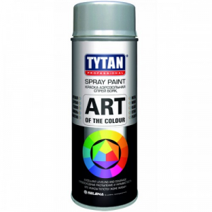 Фотография аэрозольная краска titan professional art 9005  черный глянец