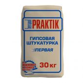 Штукатурка гипсовая Первая Bergauf Praktik(Бергауф)30кг(под.49шт) фото