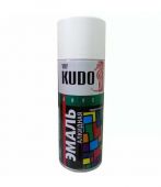 Фотография эмаль аэрозольная универ.kudo белая глянцевая 520мл