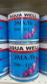 Фотография Эмаль ПФ-115 aqua well красная 0,8 кг