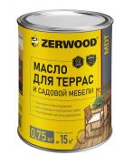 Фотография масло для террас zerwood mtd сосна 0,75кг