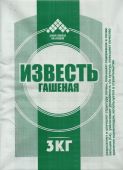 Известь гашеная 3 кг фото