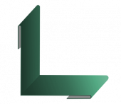 Планка угла внутреннего 50*50*3000 RAL 6005 фото