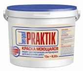 Фотография краска моющаяся интерьерная bergauf praktik 13кг