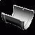 Соединитель желоба DOCKE D-120 3м(Пломбир,Графит,Каштан,Шоколад) фото