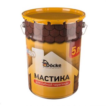 Мастика для гибкой черепицы Döcke 5,1л фото