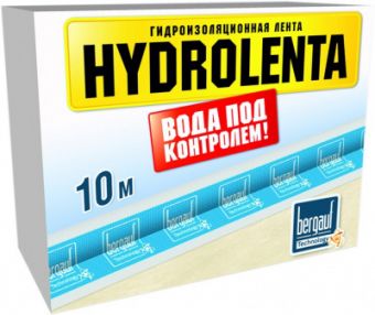 Фотография лента гидроизоляционная bergauf hydrolenta(бергауф)10м