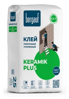 Клей для керамической плитки Bergauf Keramik PLUS 25 кг (под.56шт) фотография