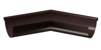 Угол желоба внешний 135° DOCKE PREMIUM MATT D125 (Темно-коричневый,Графит) фото