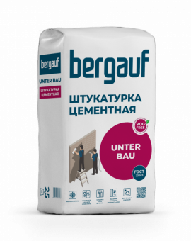 Штукатурка цементная Bergauf Unter Bau 25кг (56шт/под.) фотография