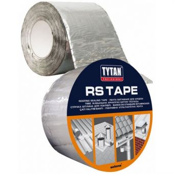 Фотография лента битумная для кровли 10*10м корич.tytan professional rs tape