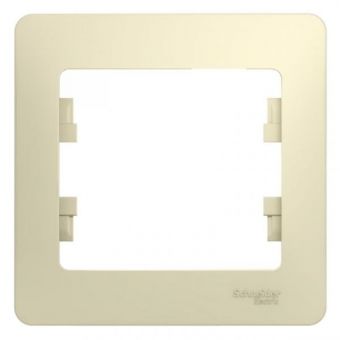 Фотография рамка gsl000201 schneider electric glossa 1 постова бежевый