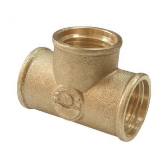 Фотография тройник valfex вр/вр/вр 1/2" латун.(100/10)