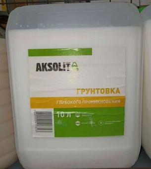 Грунтовка глубокого проникновения Аксолит 10л фотография