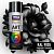 Фотография аэрозольная краска titan professional art 9005 черный глянец