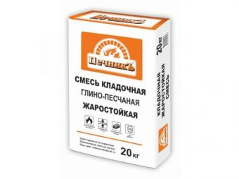 Глино-шамотная смесь 20кг (50шт под) фотография