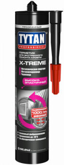 Фотография герметик для экстренного ремонта кровли x-treme tytan professional прозрачный 310мл.
