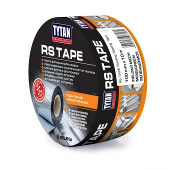 Лента битумная кровельная герметизирующая "Кирпич" (10*10м) TITAN Professional фото