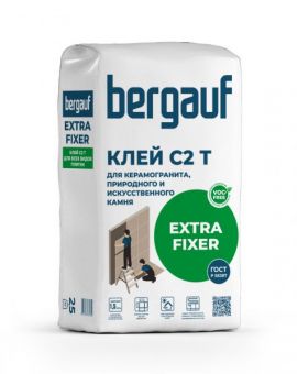 Клей для керамогранита Bergauf Extra Fixer 25кг/под.56  фотография