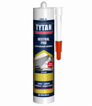 Фотография герметик силиконовый tytan professional neutral pro 280 мл прозрачный																			