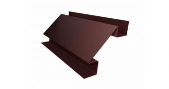 Планка угла внутреннего сложного 75*3000 RAL 8017 фото