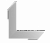 Планка угла внутреннего 50*50*3000 RAL 7004 фото