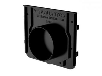 Фотография заглушка торцевая пластиковая для dn100 н120-н180