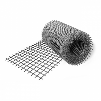 Сетка сварная черная яч 50*50, ф 3,0 шир 1000/30пог.м фотография