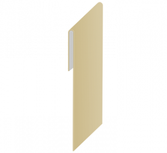 Планка завершающая 65*3000 RAL 1014 фото