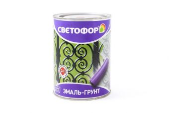 Фотография грунт-эмаль по ржавчине серая 0,8кг