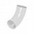 Колено сливное D90*60 гр. RAL 9003 Белый фото