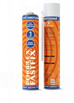 Фотография клей-пена однокомпонентная в аэрозольной упаковке penoplex fastfix