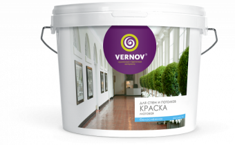 Фотография краска интерьерная vernov вд-ак-202 14кг
