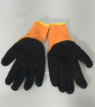 Фотография перчатки зимние с нитриловым обливом (с пвх, 5-ти нит.)