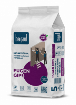 Шпаклевка универсальная Bergauf Fugen Gips(Бергауф) 5кг(на гипсовой основе) фотография