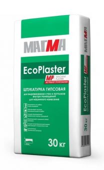 Штукатурка гипсовая МАГМА EcoPlaster MP 30кг/под.45 фотография