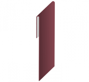 Планка завершающая 65*3000 RAL 3005 фото