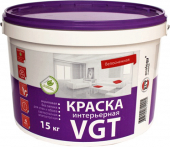 Фотография краска вд-ак влагостойкая (супербелая) 14,0 кг