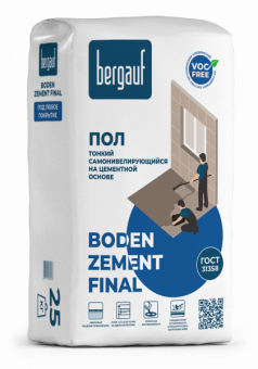 Пол Boden Zement Final 25кг Бергауф (под.56шт)   фотография