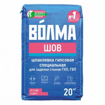 Шпаклевка гипсовая Волма-шов /20кг/под.56 фотография